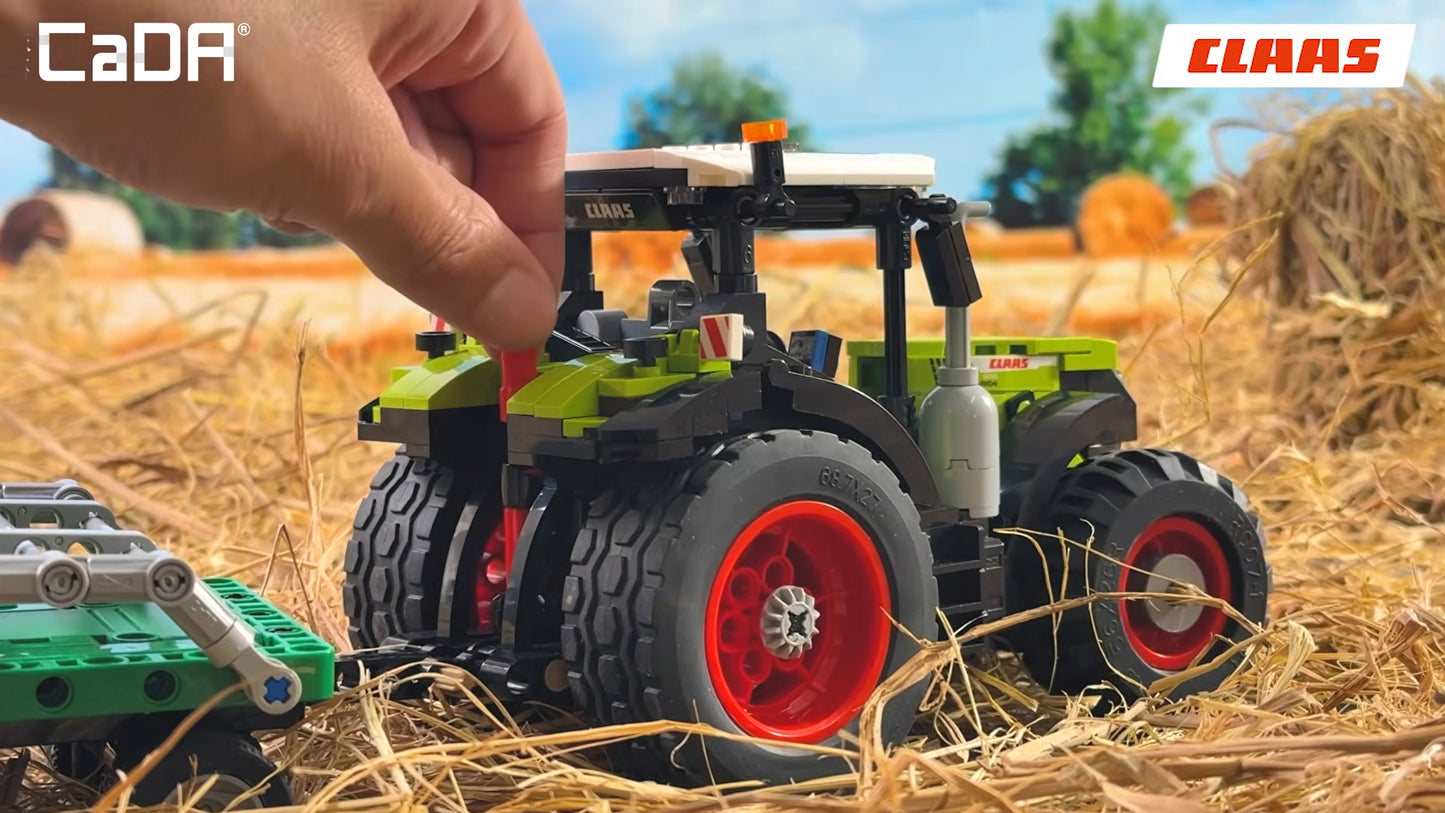 CaDA Farm Series - CLAAS Arion 660 Farm Tractor - 448 pcs - C65015W