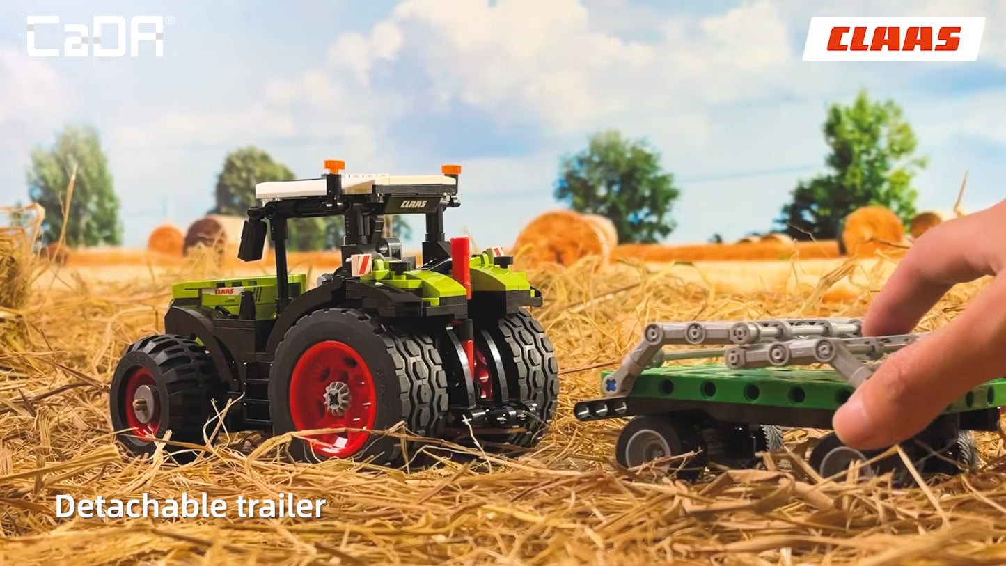 CaDA Farm Series - CLAAS Arion 660 Farm Tractor - 448 pcs - C65015W