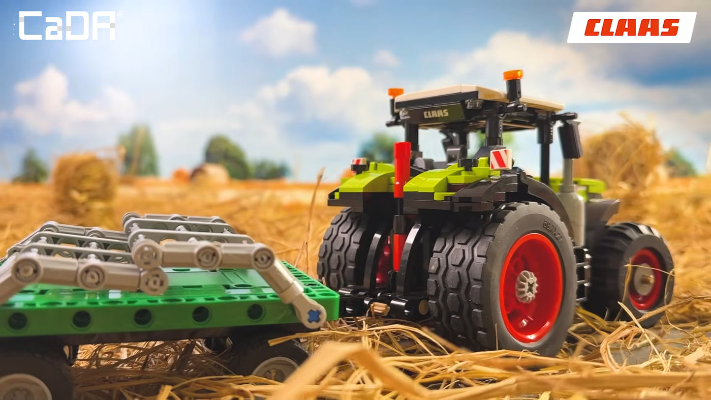 CaDA Farm Series - CLAAS Arion 660 Farm Tractor - 448 pcs - C65015W