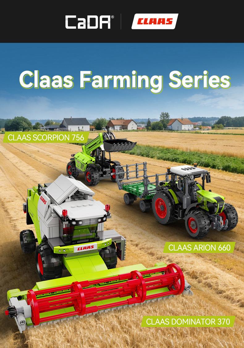 CaDA Farm Series - CLAAS Scorpion 756 Farm Telehandler - 401 pcs - C65016W