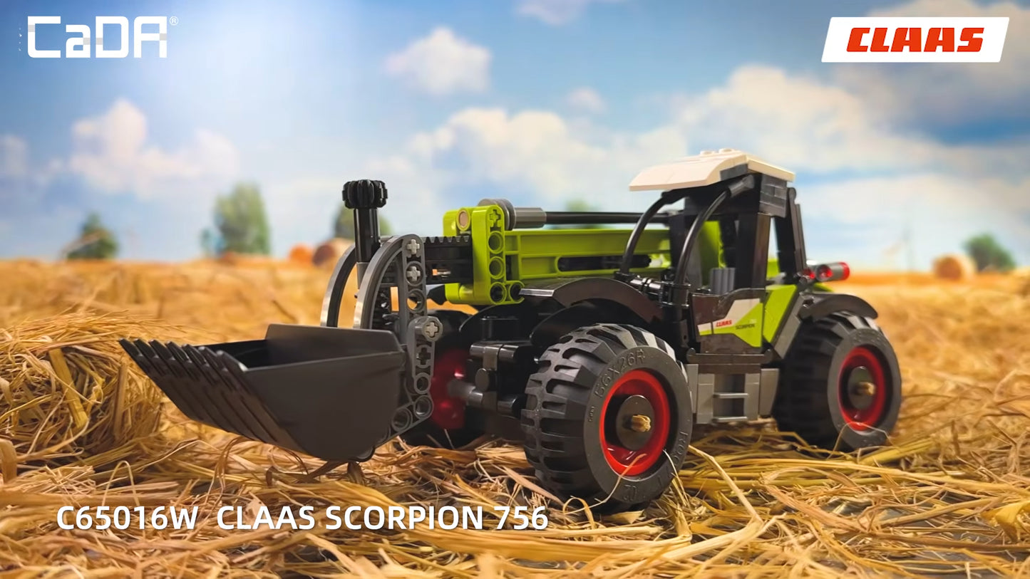 CaDA Farm Series - CLAAS Scorpion 756 Farm Telehandler - 401 pcs - C65016W