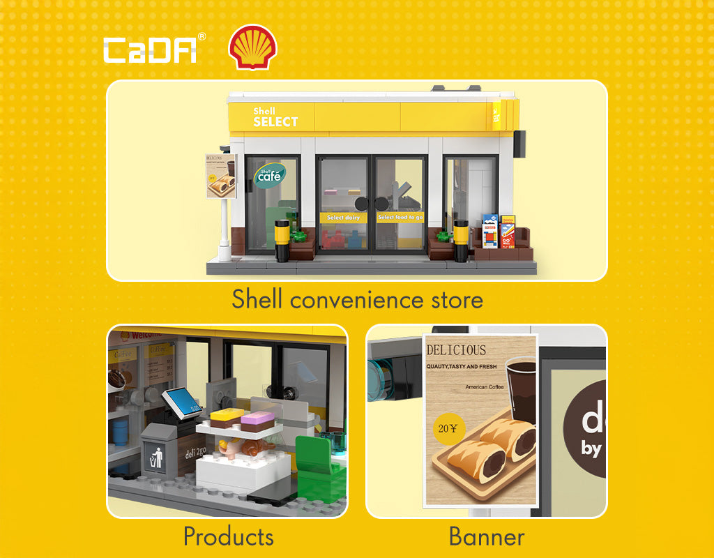 CaDA Building Series - Shell Select - 303 pcs - C66027W
