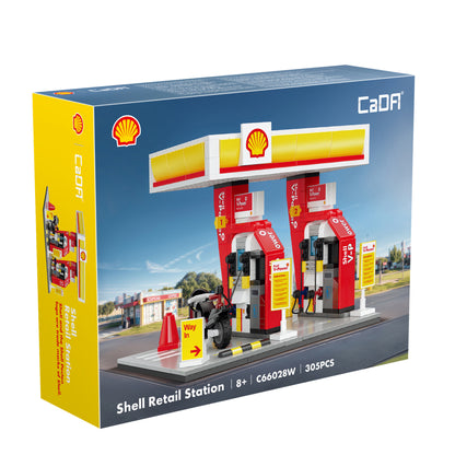 CaDA Building Series - Shell Retail Station - 305 pcs - C66028W