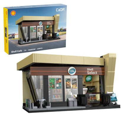 CaDA Building Series - Shell Select Coffee Shop Café - 351 pcs - C66033W