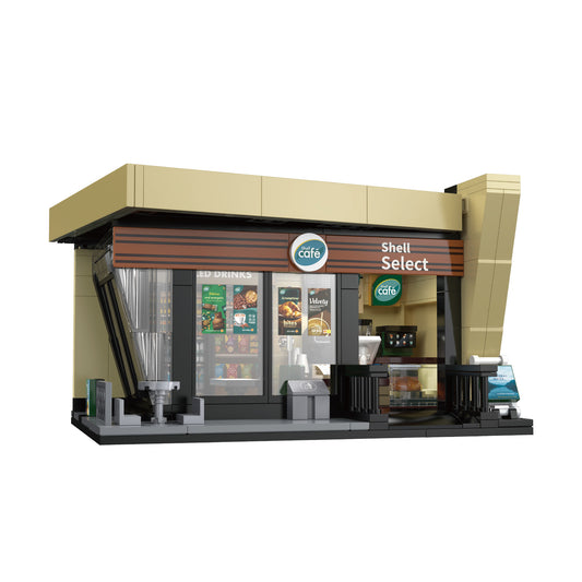 CaDA Building Series - Shell Select Coffee Shop Café - 351 pcs - C66033W