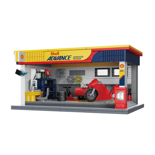 CaDA Building Series - Shell Maintenance Service Station - 330 pcs - C66034W