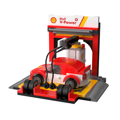 CaDA Building Series - Shell Pit Stop Staging Station - 237 pcs - C66035W