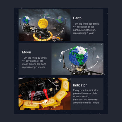 CaDA Steam Series - The Solar System - 865 pcs - C71004W