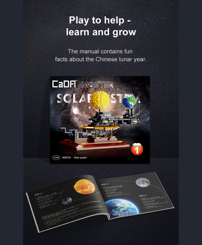 CaDA Steam Series - The Solar System - 865 pcs - C71004W