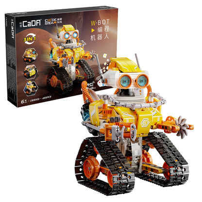 CaDA Steam Series - W·BOT Code Robot 3-In-1 - 455 pcs C83003W