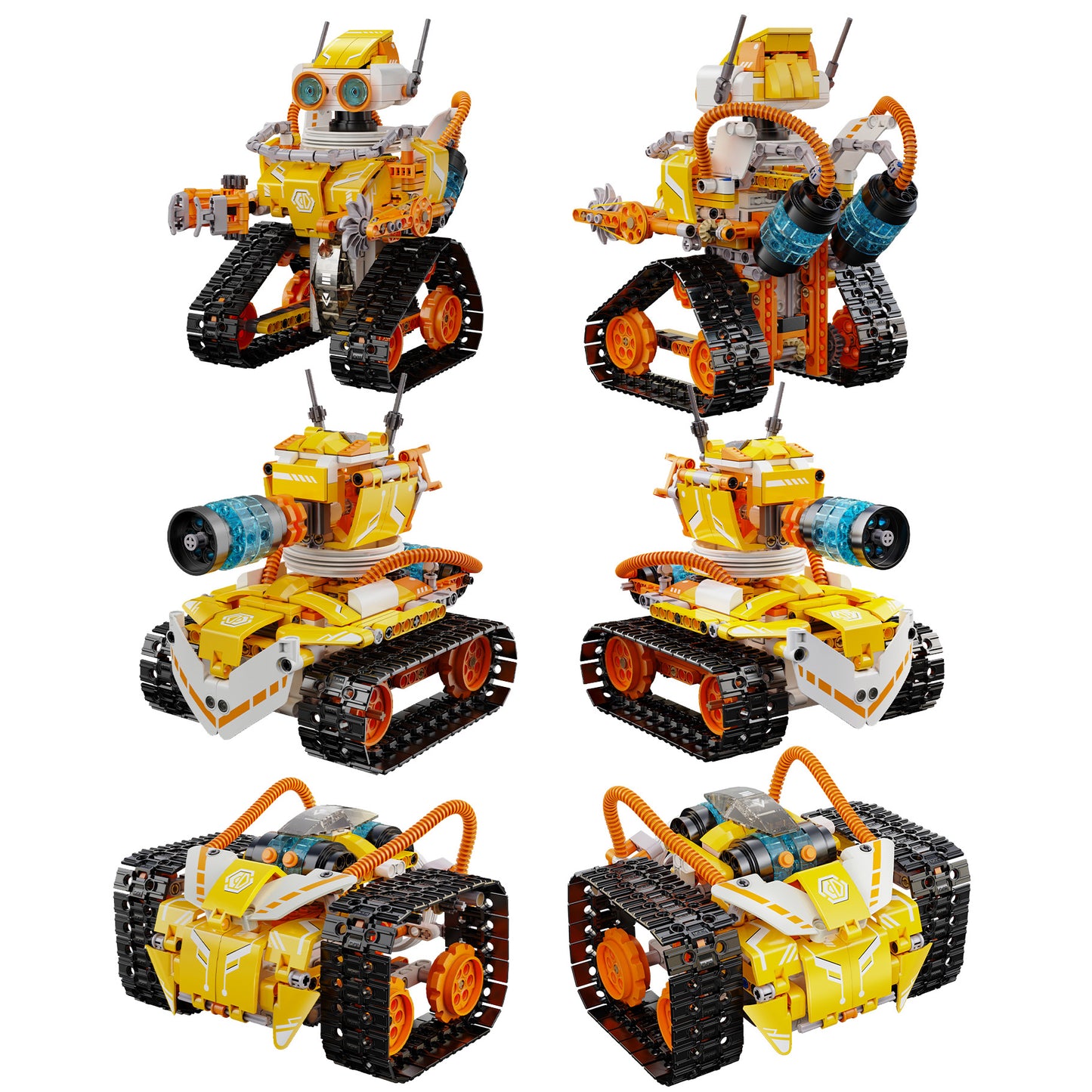 CaDA Steam Series - W·BOT Code Robot 3-In-1 - 455 pcs C83003W