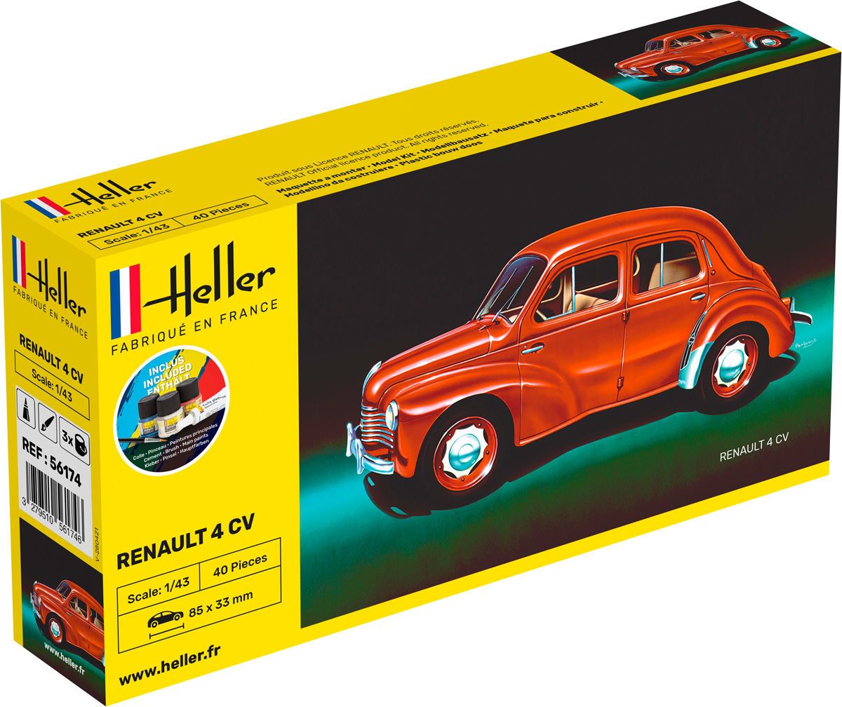 1/43 Heller - Renault 4 CV Starter Set