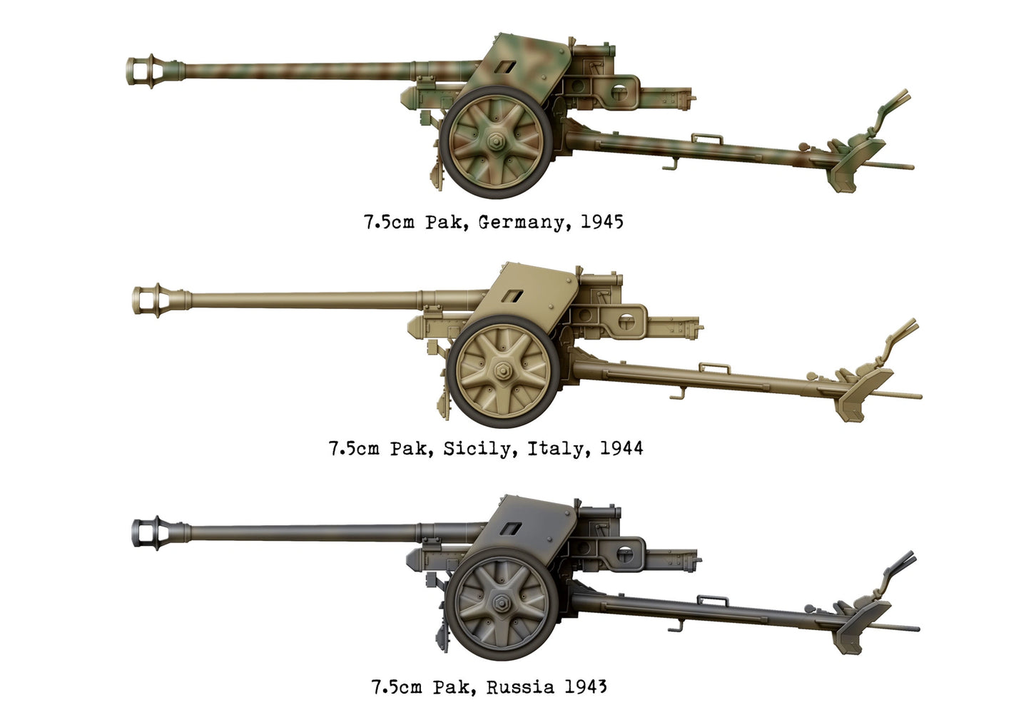 1/16 Das Werk - German 7.5 cm PaK 40 Anti-Tank Gun (Mid/Late Production) (PRE-ORDER SPRING/SUMMER 2025)