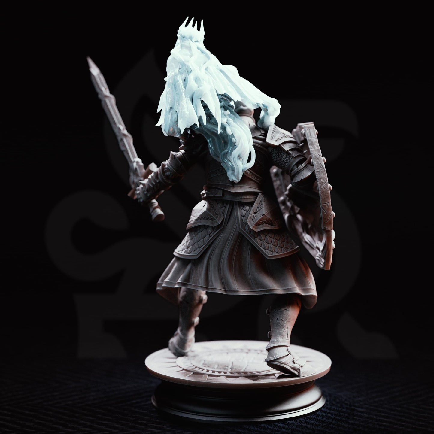 DM Stash Death's Grasp, Wraith of Possession 32mm miniature back view
