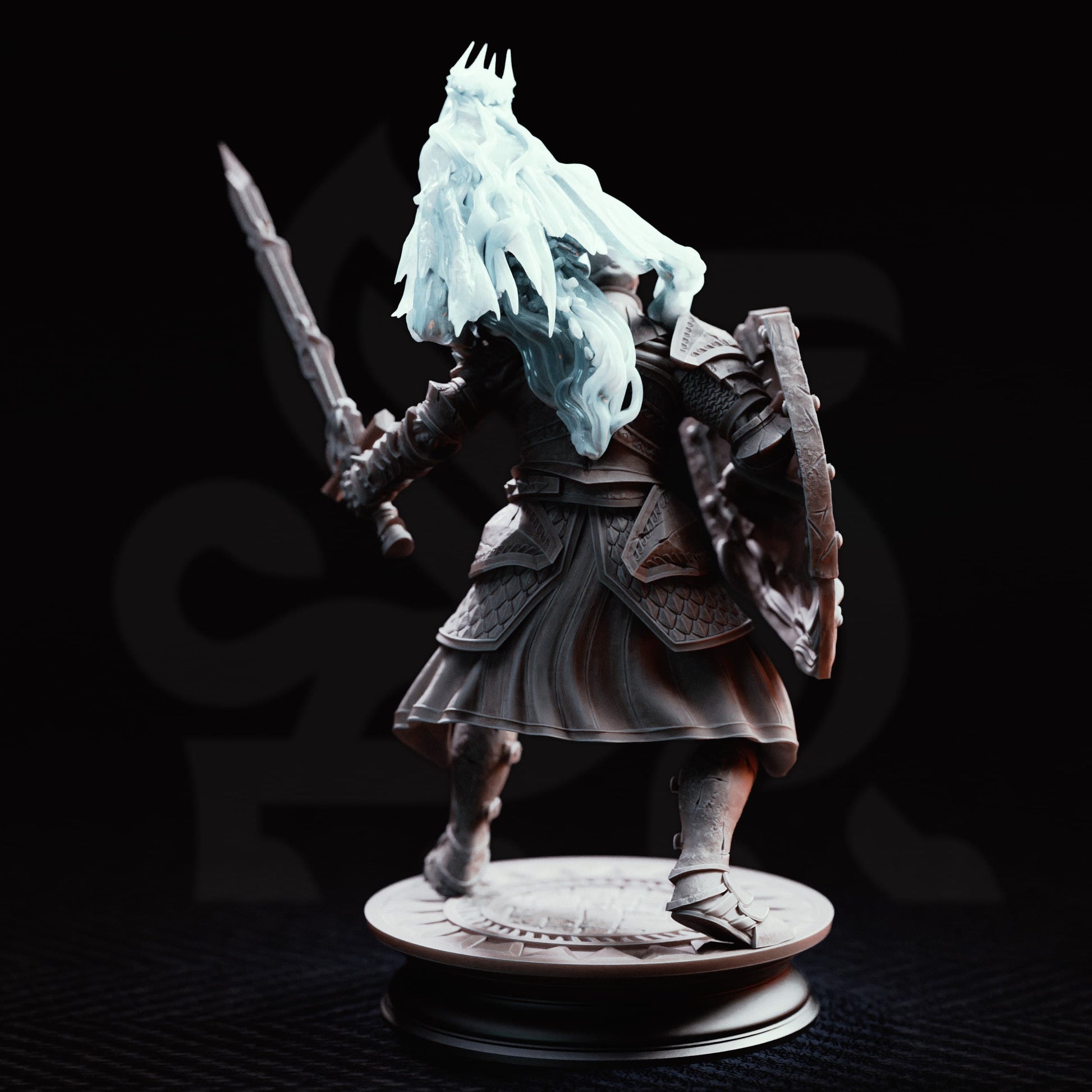 DM Stash Death's Grasp, Wraith of Possession 32mm miniature back view
