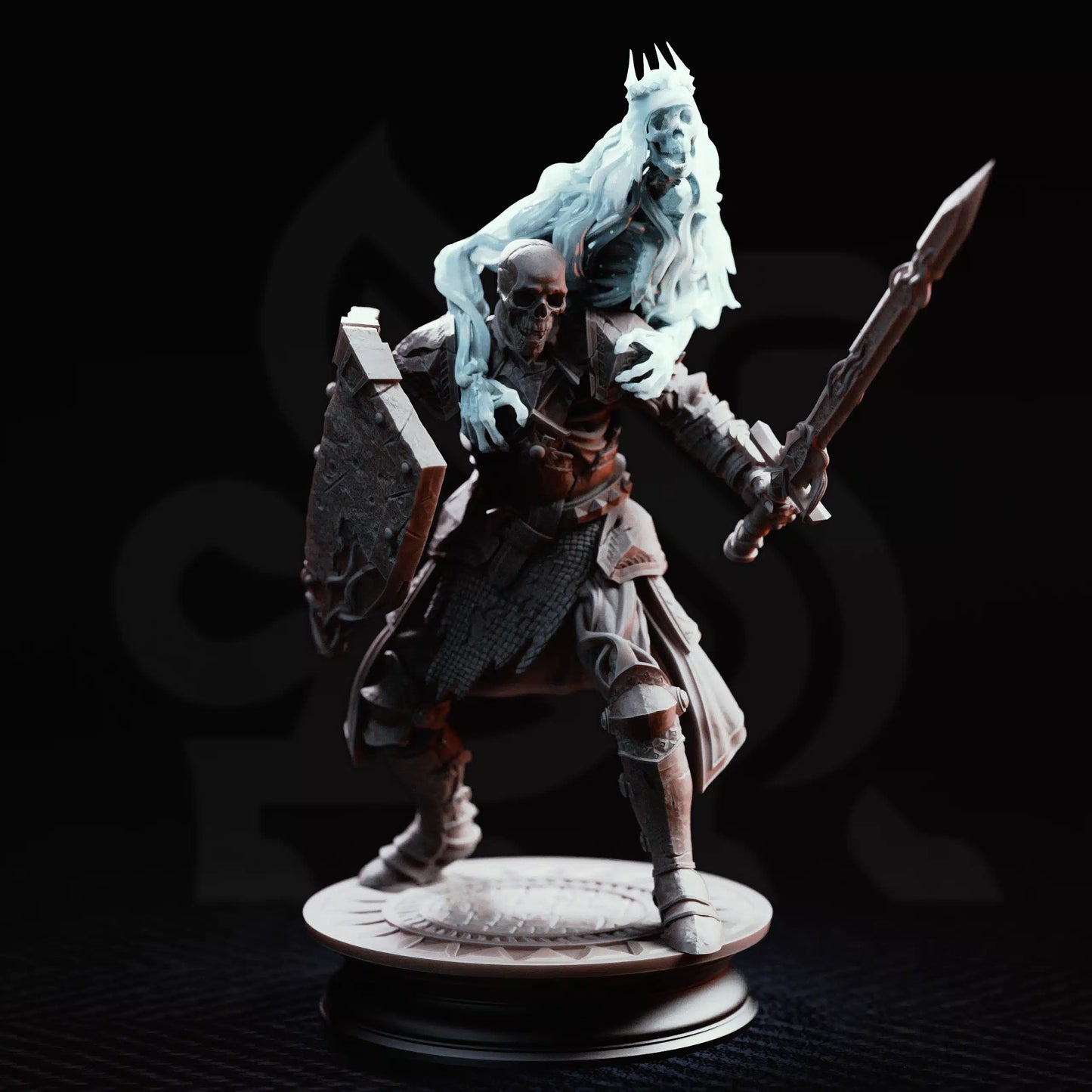 DM Stash Death's Grasp, Wraith of Possession 32mm miniature front view