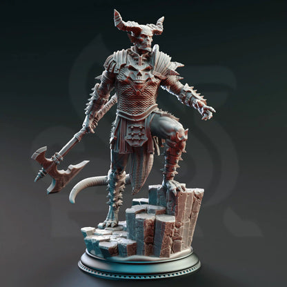 DM Stash Nosmeni Warrior 3 front 32mm miniature