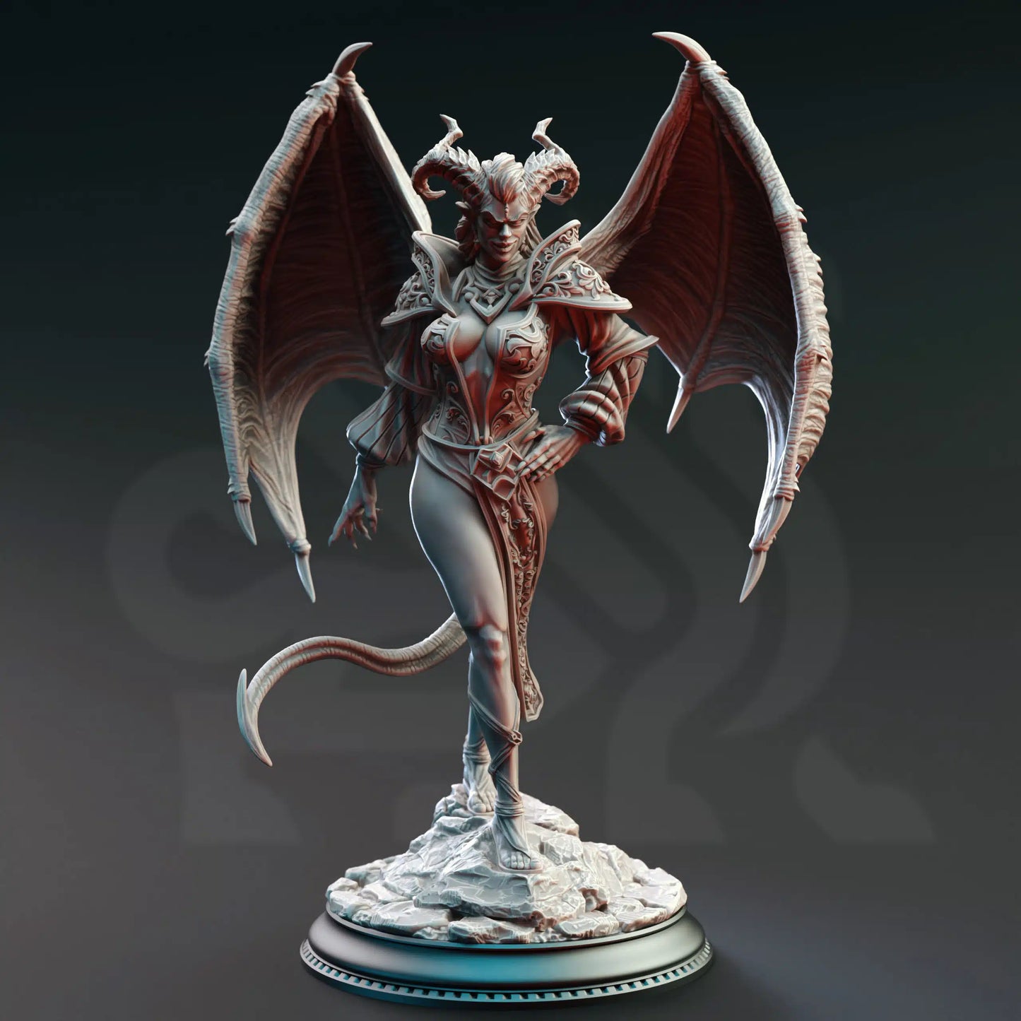 DM Stash Fortuna front 32mm miniature