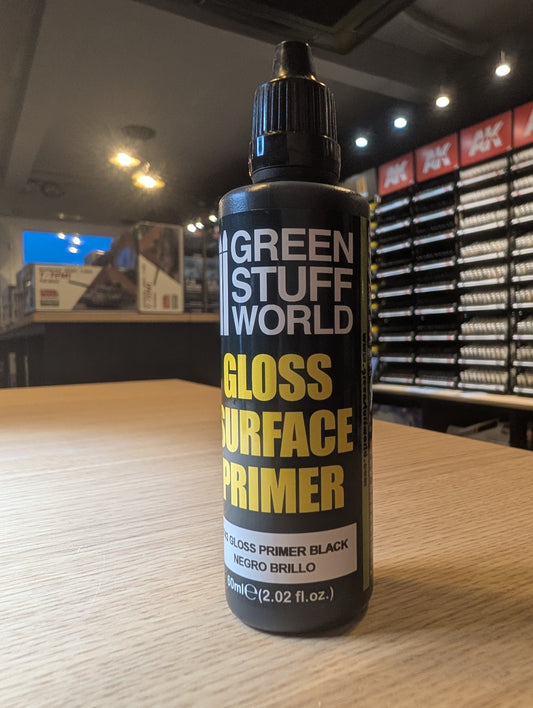 Green Stuff World -  Gloss Black Surface Primer 60ml