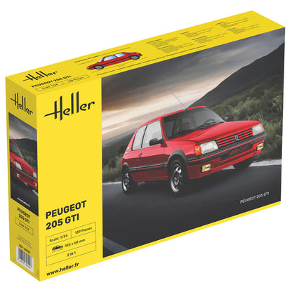 1/24 Heller - Peugeot 205 GTI 82705