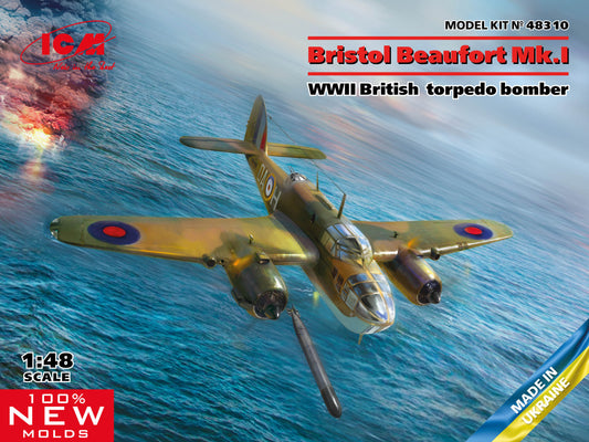 ICM 1/48 - Bristol Beaufort Mk.I WWII Torpedo-Bomber