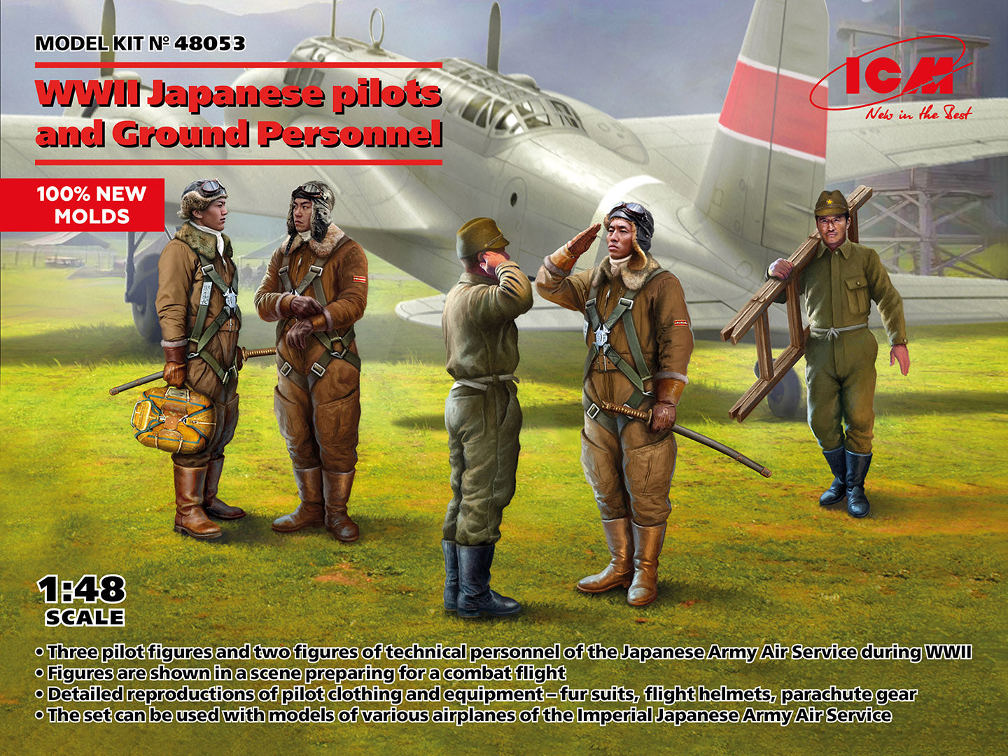 ICM 1/48 - Japanese pilots and Ground Personnel WWII