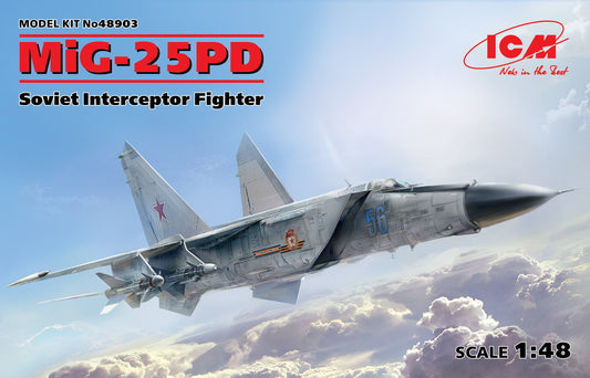 ICM 1/48 - MiG-25 PD Soviet Interceptor Fighter