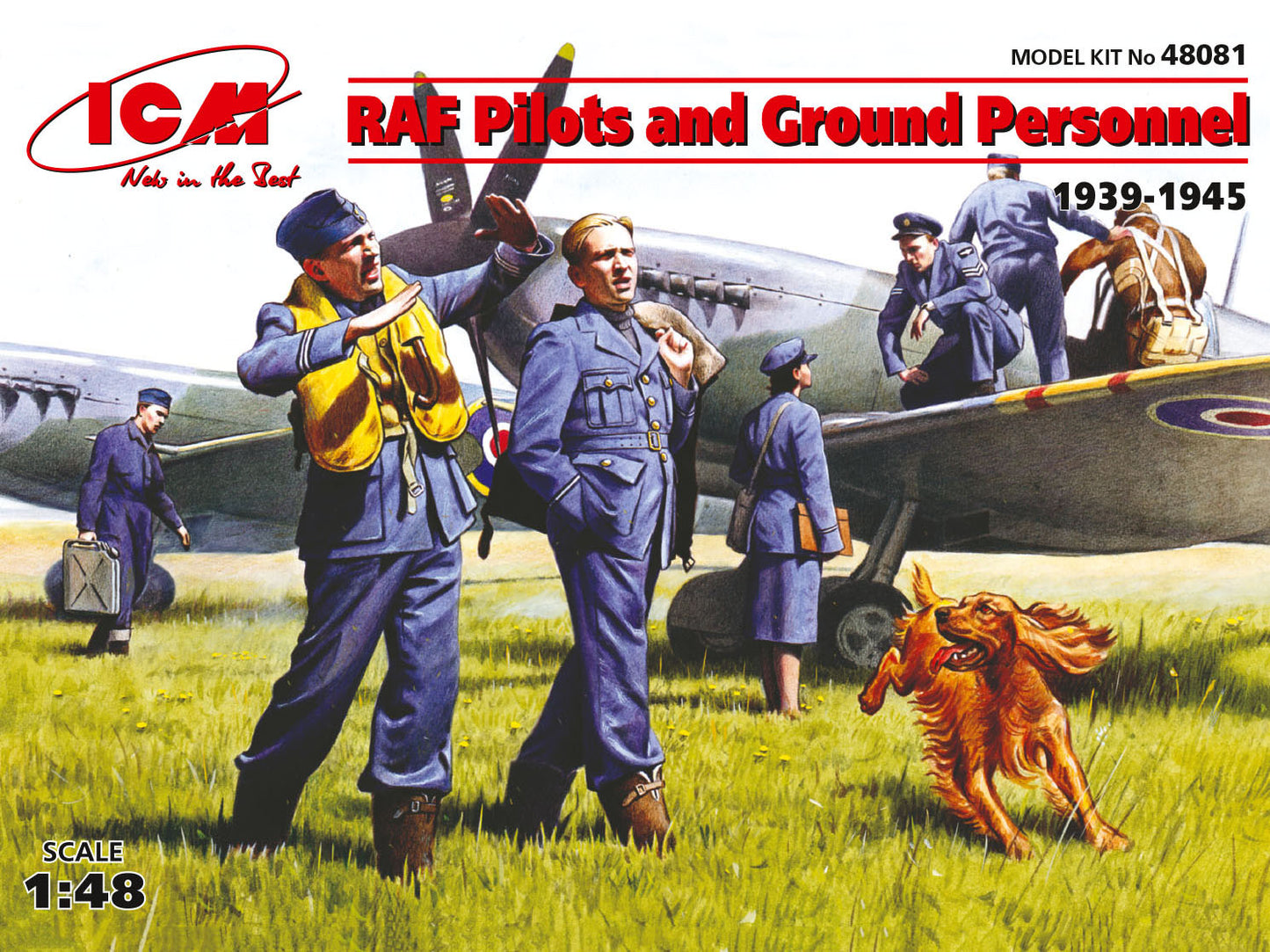 ICM 1/48 - RAF Pilots and Ground Personnel (1939-1945)