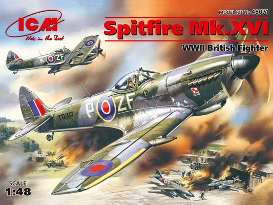 ICM 1/48 - Spitfire Mk.XVI, WWII British Fighter