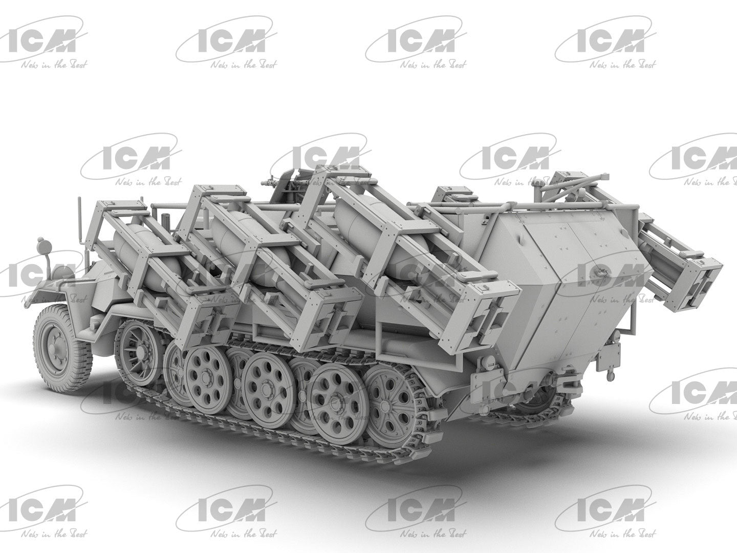 ICM Vehicles 1:35 - 'Stuka zu Fuß' Sd.Kfz. 251/1 Ausf.B, WWII German MLRS - ICM35107