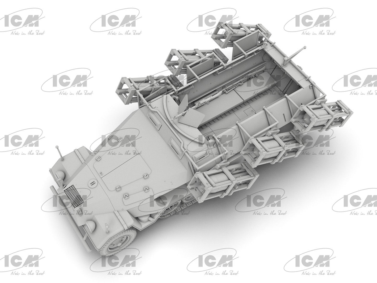 ICM Vehicles 1:35 - 'Stuka zu Fuß' Sd.Kfz. 251/1 Ausf.B, WWII German MLRS - ICM35107