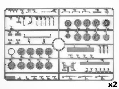 ICM Vehicles 1:35 - 'Stuka zu Fuß' Sd.Kfz. 251/1 Ausf.B, WWII German MLRS - ICM35107