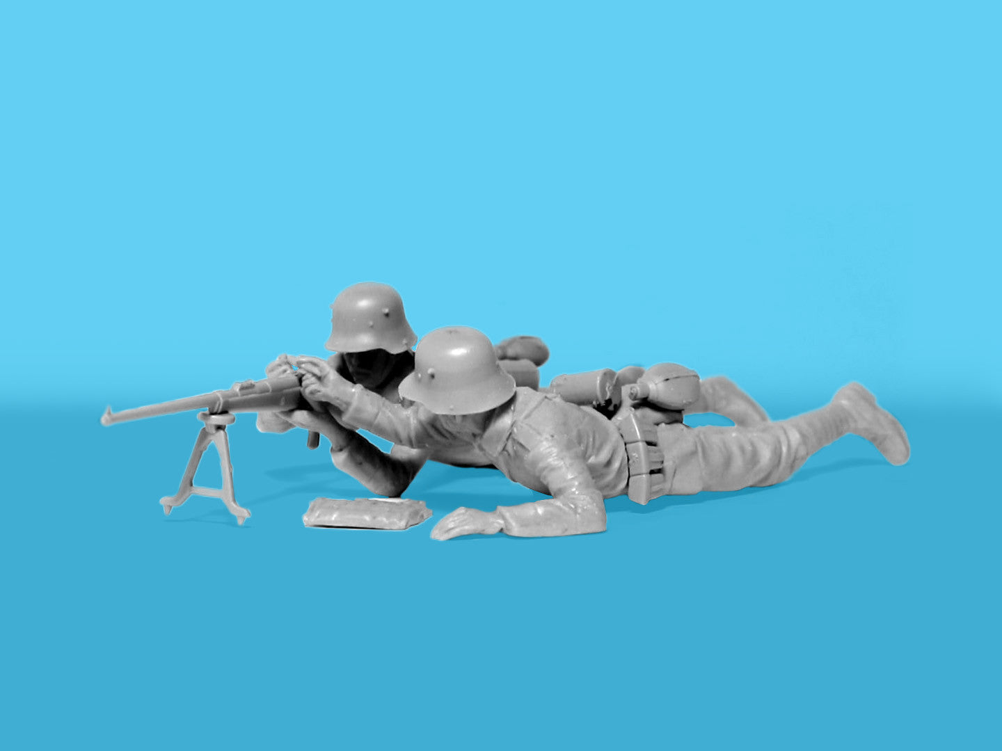 ICM Vehicles 1:35 - ‘Panzerabwehr, 1918’ German WWI Soldiers (4 Figures) - ICM35724