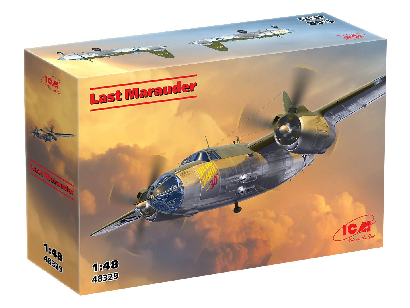 ICM Aircraft 1:48 - 'Last Marauder' B-26 Marauder WWII Bomber - ICM48329