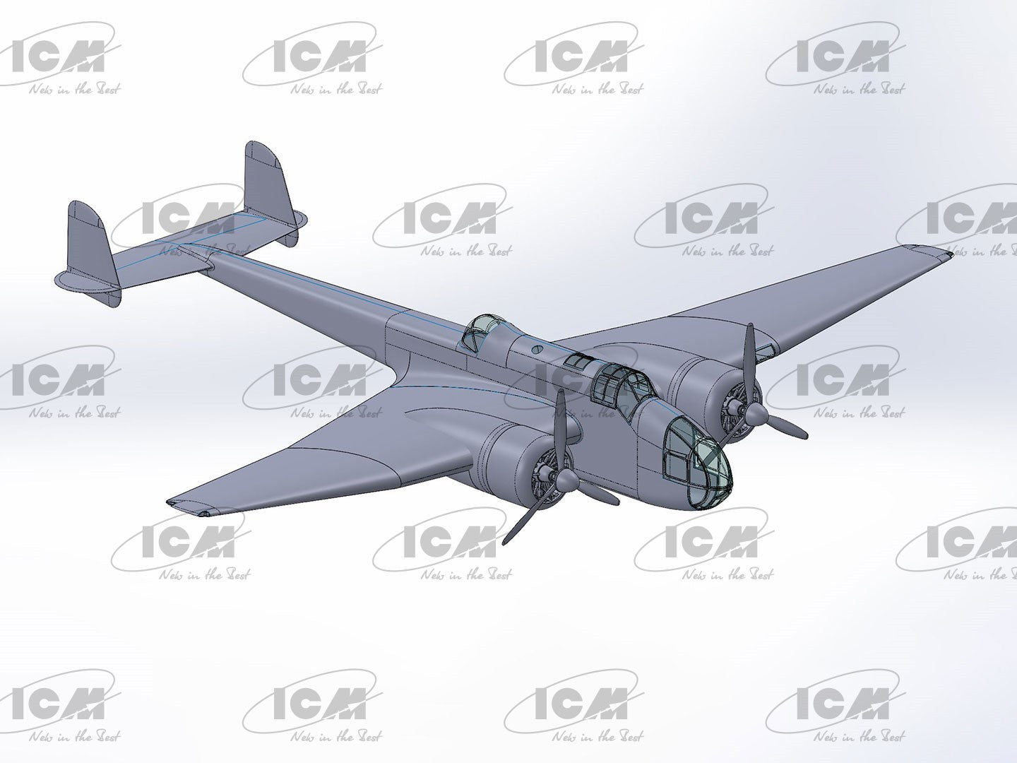 1/48 ICM - HP.52 Hampden B.Mk.I WWII British Bomber