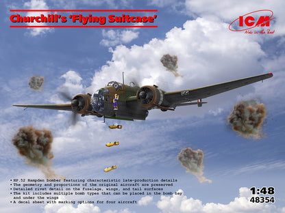 ICM Aircraft 1:48 - Churchill's 'Flying Suitcase' HP.52 Hampden Bomber - ICM48354