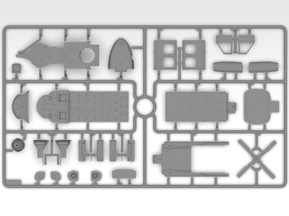 1/48 ICM - UH-60A Black Hawk Helicopter with 3 Crew Figures 48364 (PRE-ORDER)