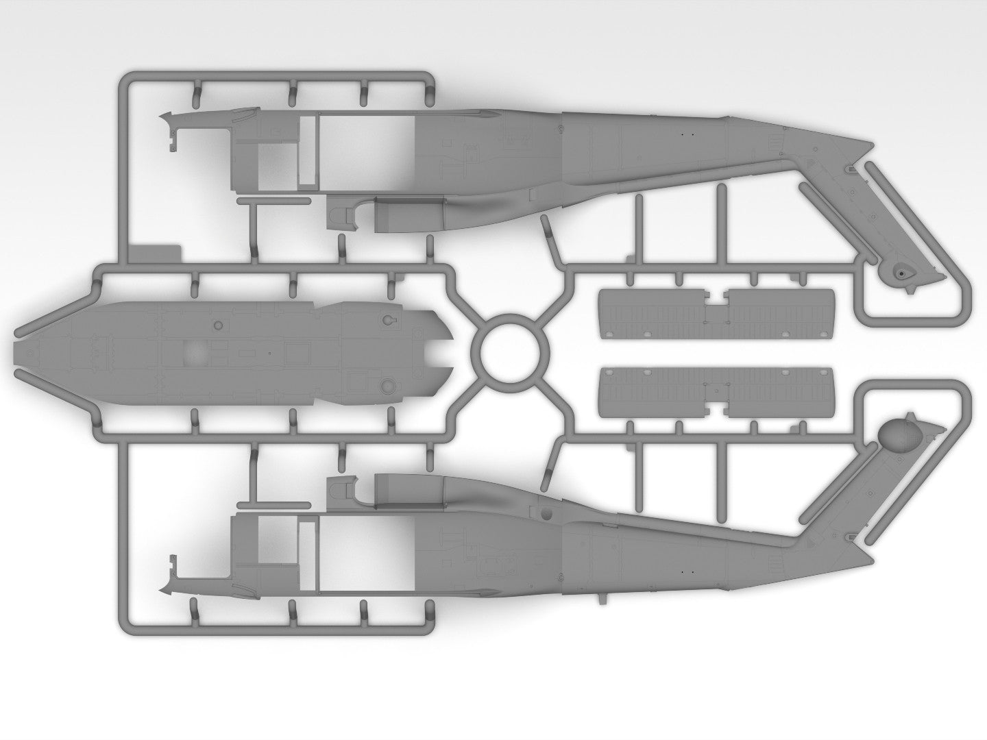 1/48 ICM - UH-60A Black Hawk Helicopter with 3 Crew Figures 48364 (PRE-ORDER)