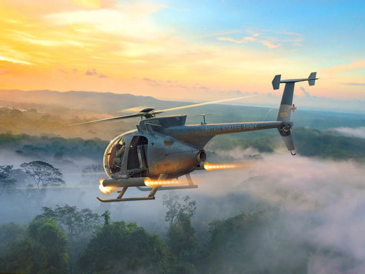 ICM Aircraft 1:48 - AH-6J Little Bird, U.S Special Forces Attack Helicopter - ICM48370 (PRE-ORDER)