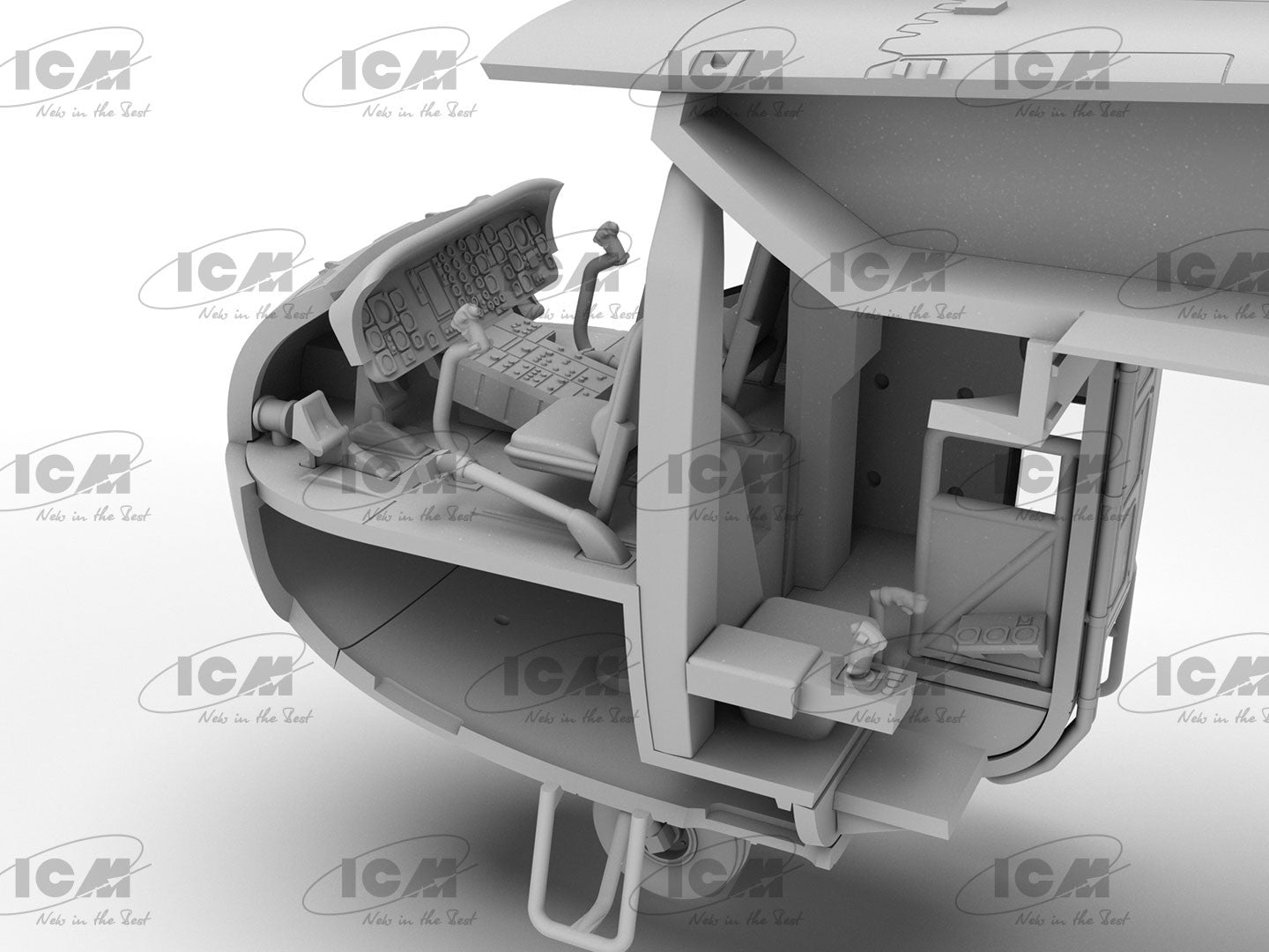 ICM Aircraft 1:72 - Sikorsky CH-54A Tarhe U.S. Heavy Lift Helicopter - ICM72001