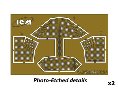 ICM Vehicles 1/72 - Wehrmacht Light Armoured Vehicles Set - ICMDS7207