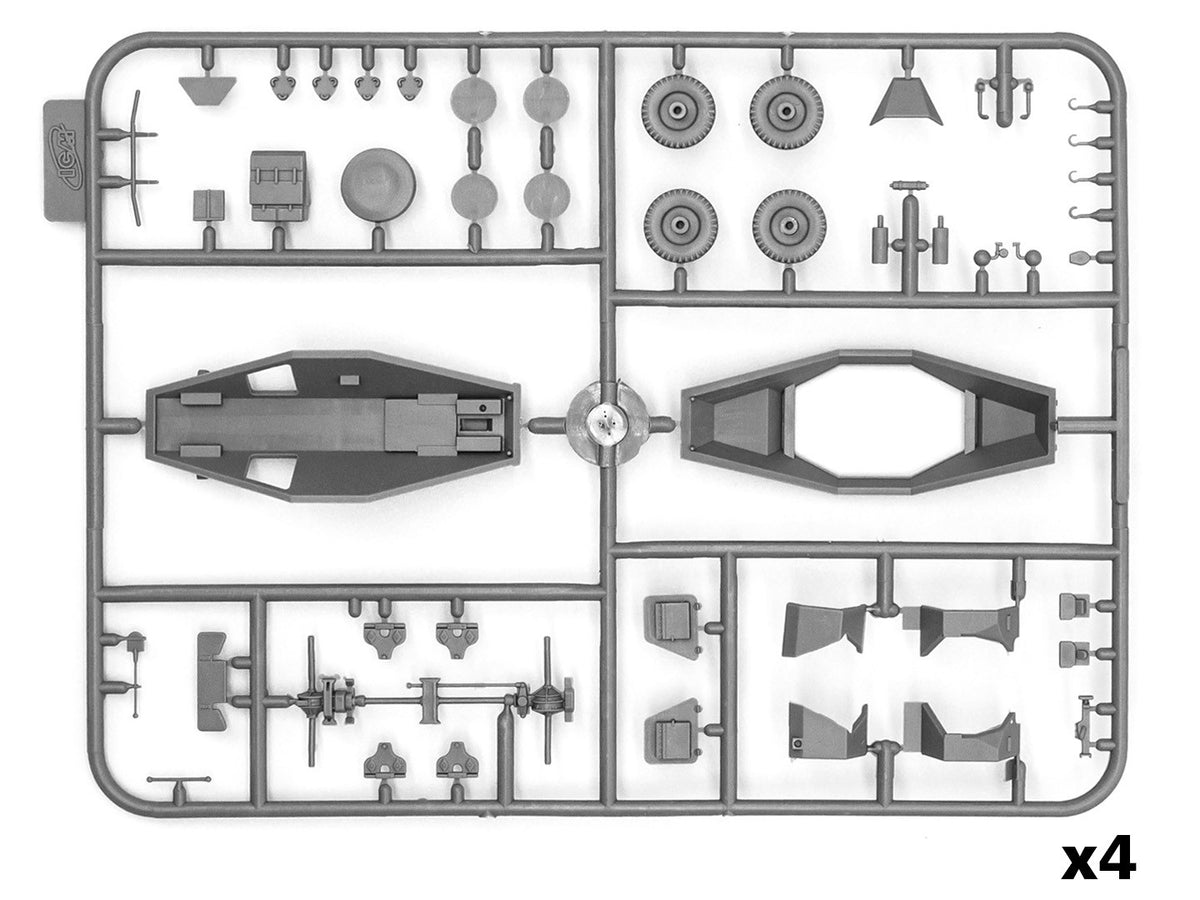 ICM Vehicles 1/72 - Wehrmacht Light Armoured Vehicles Set - ICMDS7207