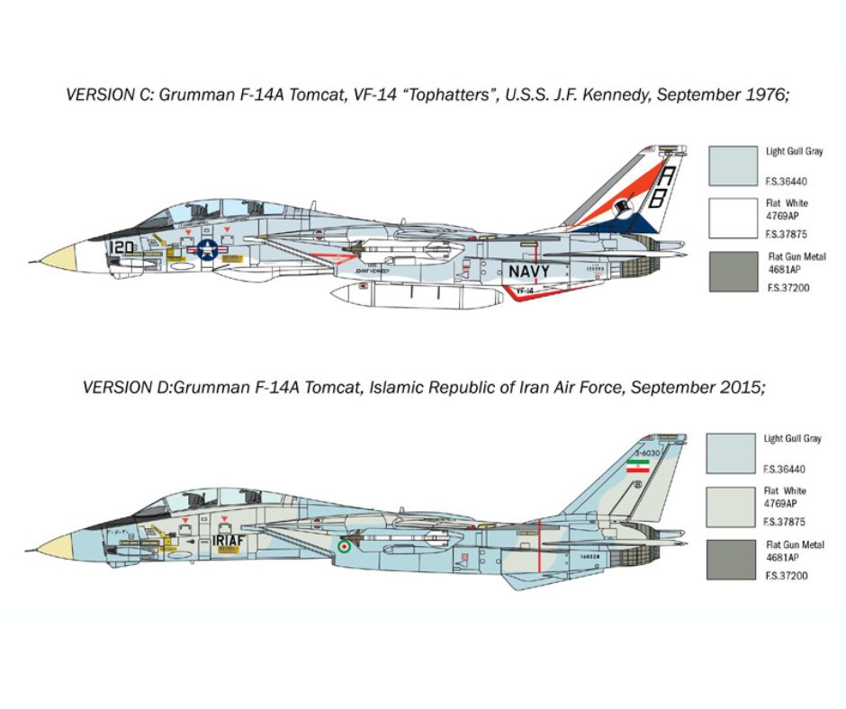 1/72 Italeri - F-14A Tomcat (50th First Flight Anniversary)