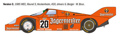 Italeri 1/24 Cars - Porsche 956 Jägermeister Racing Cars - 3678