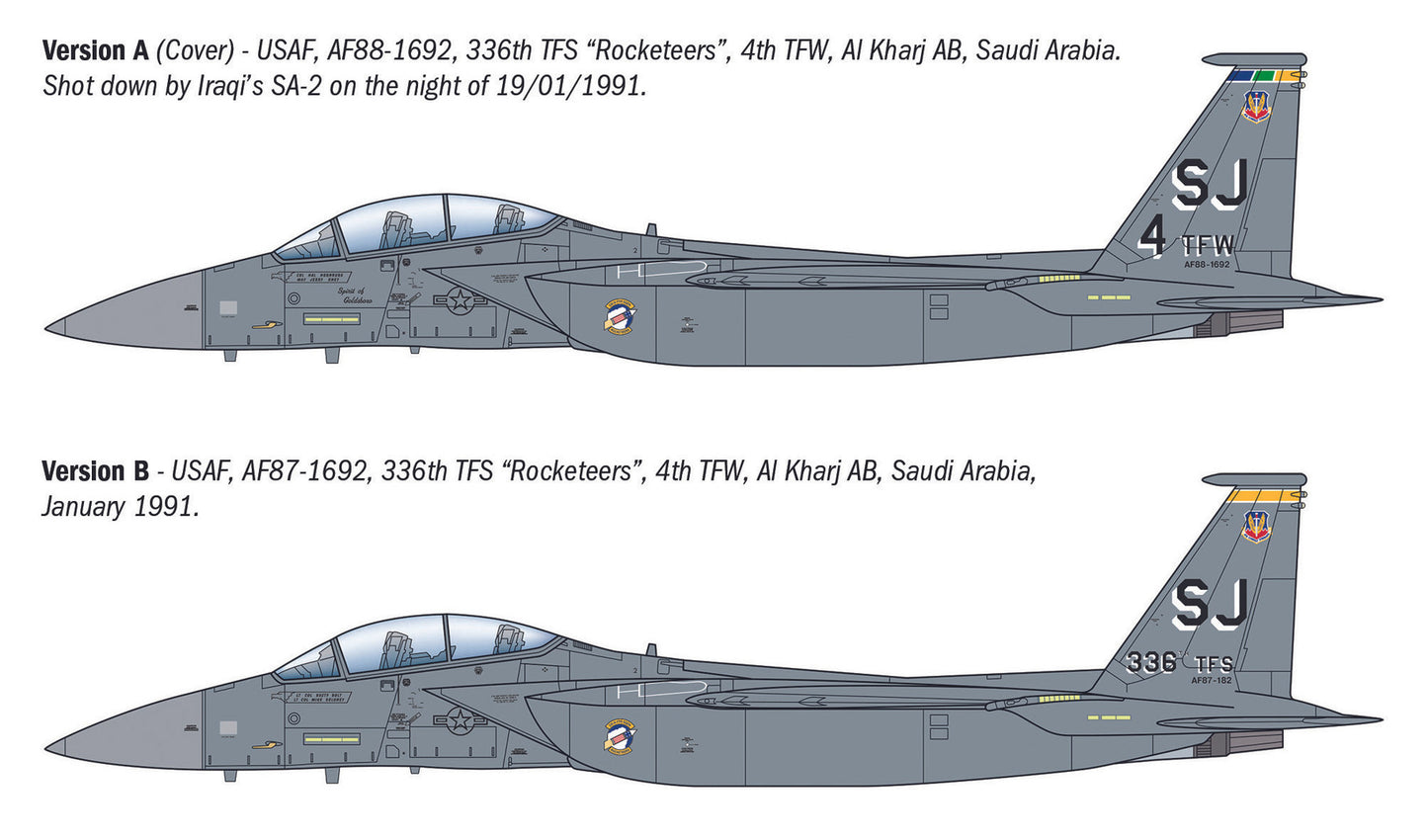 Italeri 1/72 Aircraft - McDonnell Douglas F-15E Strike Eagle - 90166