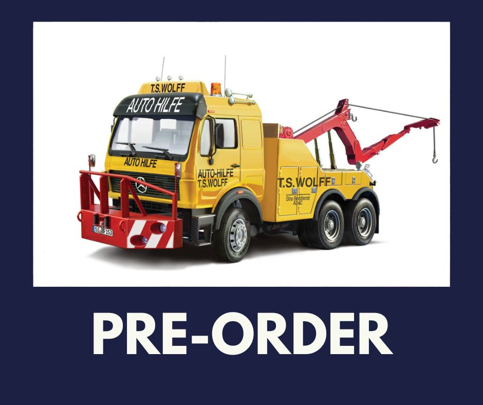 Italeri 1/24 Trucks - Mercedes-Benz Wrecker Truck 93808 (PRE-ORDER)