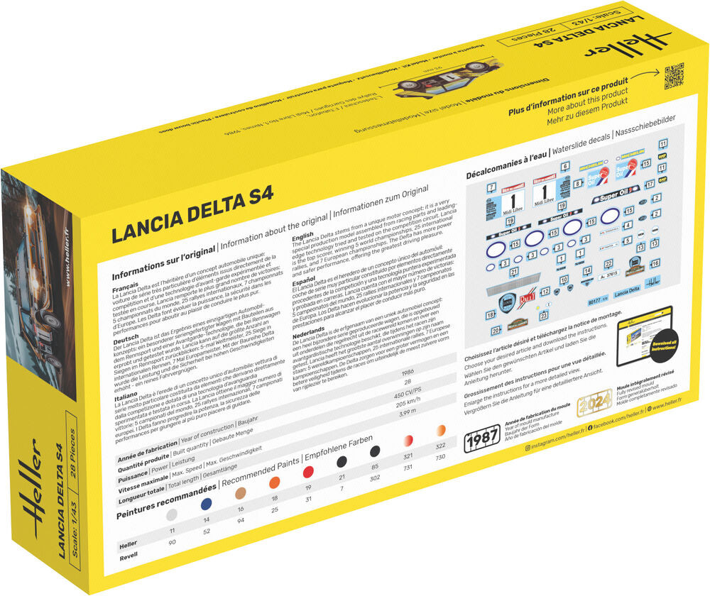 Heller - Gift Set Lancia Delta S4 56177