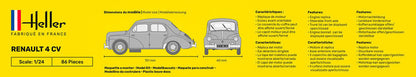 Heller - Gift Set Renault 4 CV 56762