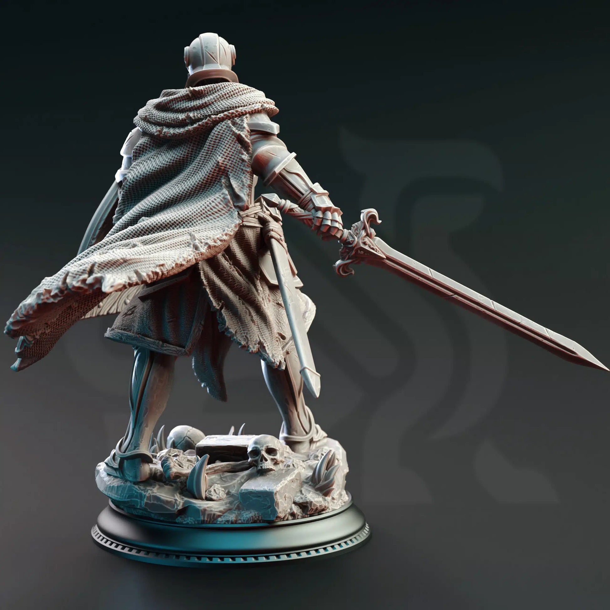 DM Stash Leopold the Undying back 32mm miniature