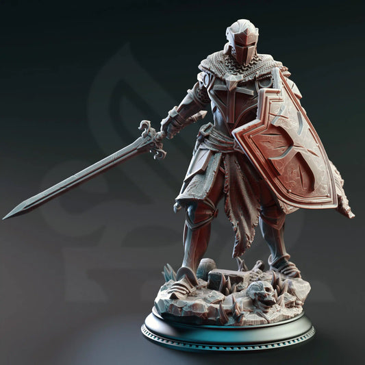 DM Stash Leopold the Undying front 32mm miniature